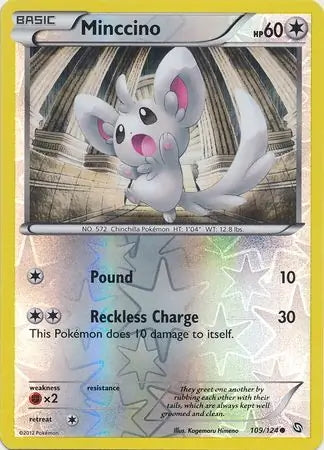Dragons Exalted Minccino #109/124 reverse holo